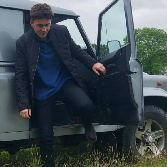 BARBOUR LUTZ Men's Quilted Jacket in Navy MSRP$380 Rugged & Sophisticated - Picture 8 of 16